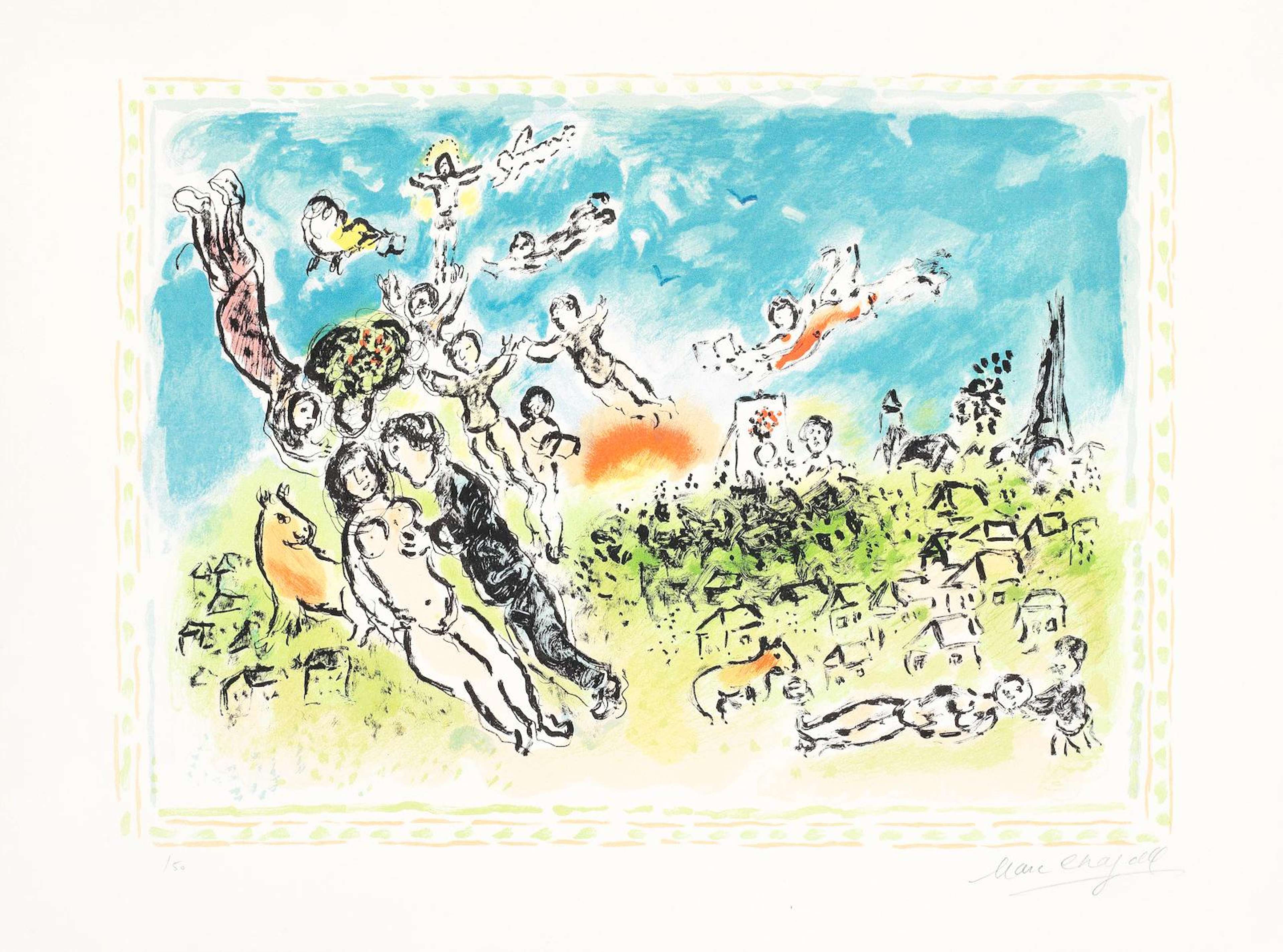 Summer Dream - Signed Print by Marc Chagall 1983 - MyArtBroker