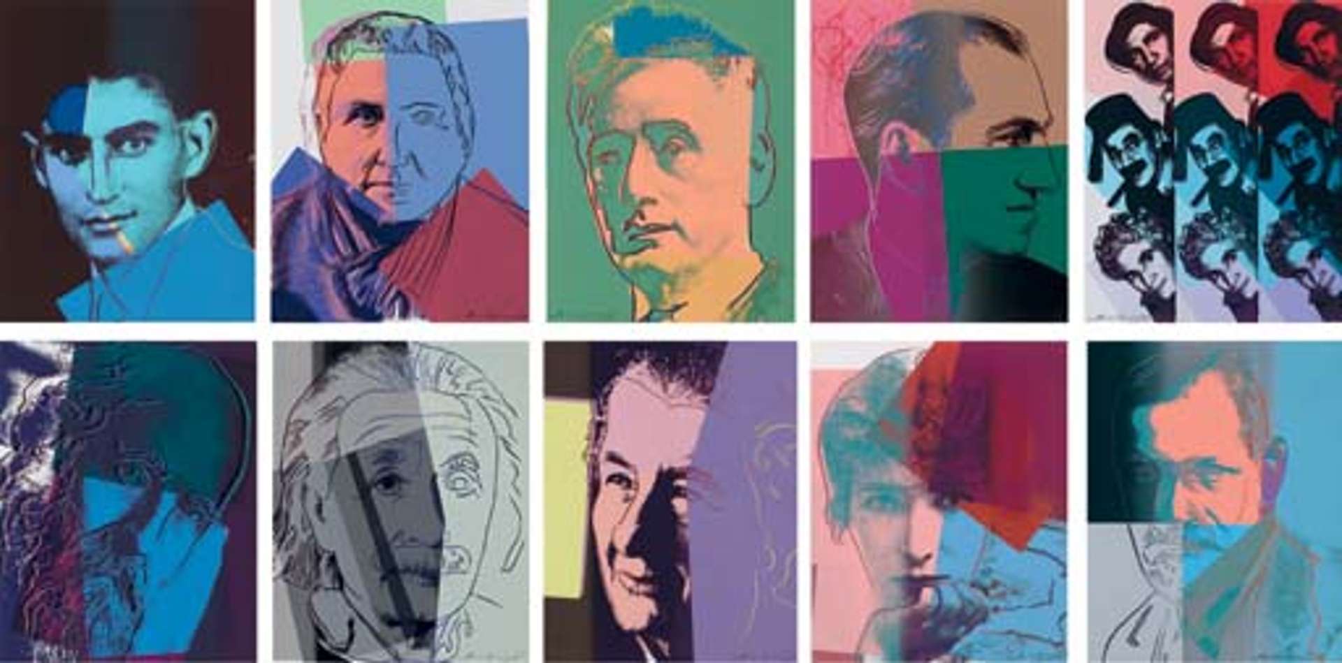 Ten Portraits Of Jews Of The Twentieth Century (complete set) (TP) by Andy Warhol - MyArtBroker 