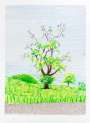 David Hockney: Hawthorn Bush in Front Of A Very Old And Dying Pear Tree - Signed Print