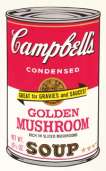 Campbell's Soup II, Golden Mushroom (F. & S. II.62) - Signed Print