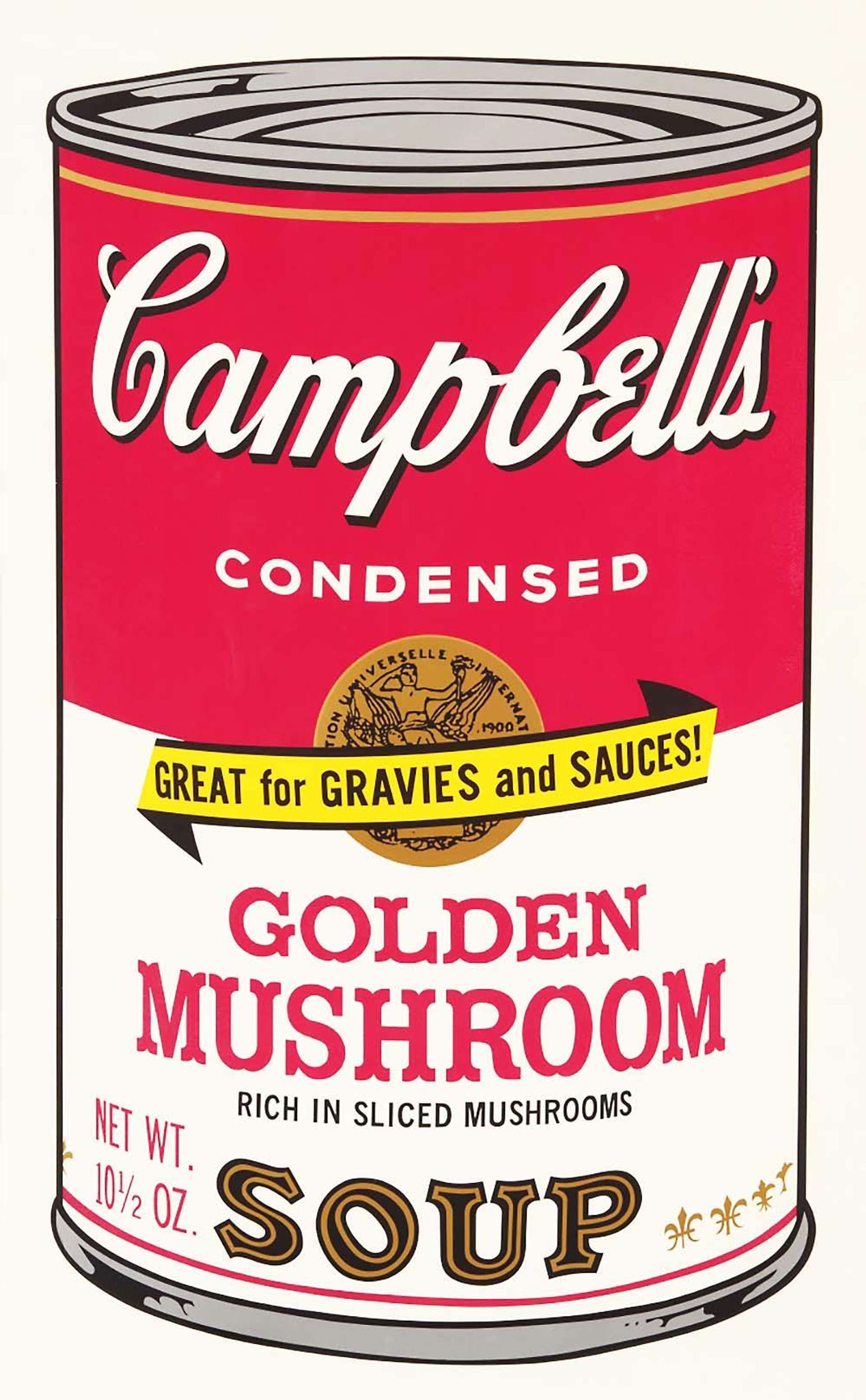 Campbell's Soup II, Golden Mushroom (F. & S. II.62) - Signed Print by Andy Warhol 1969 - MyArtBroker