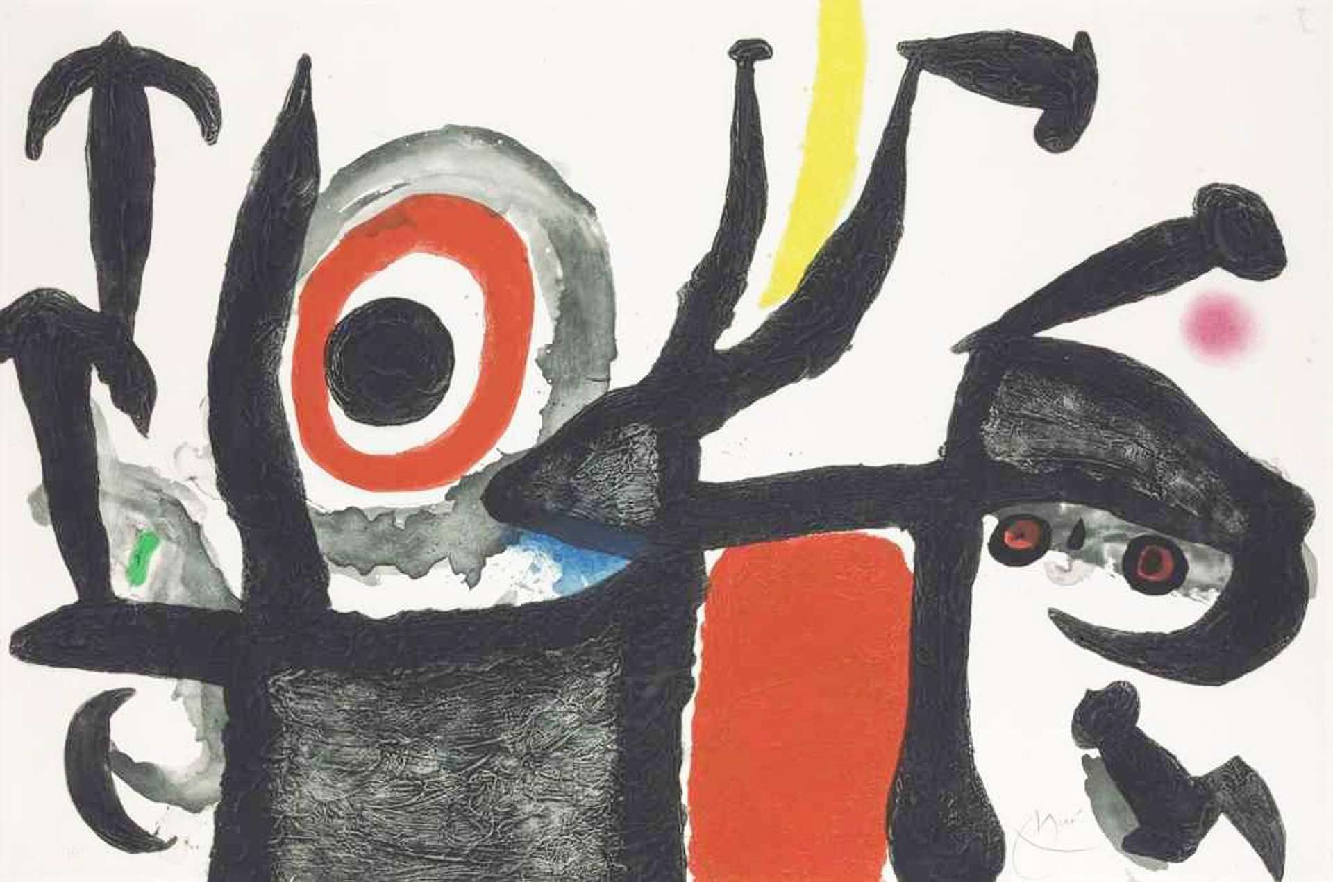 Manoletina - Signed Print by Joan Miró 1969 - MyArtBroker