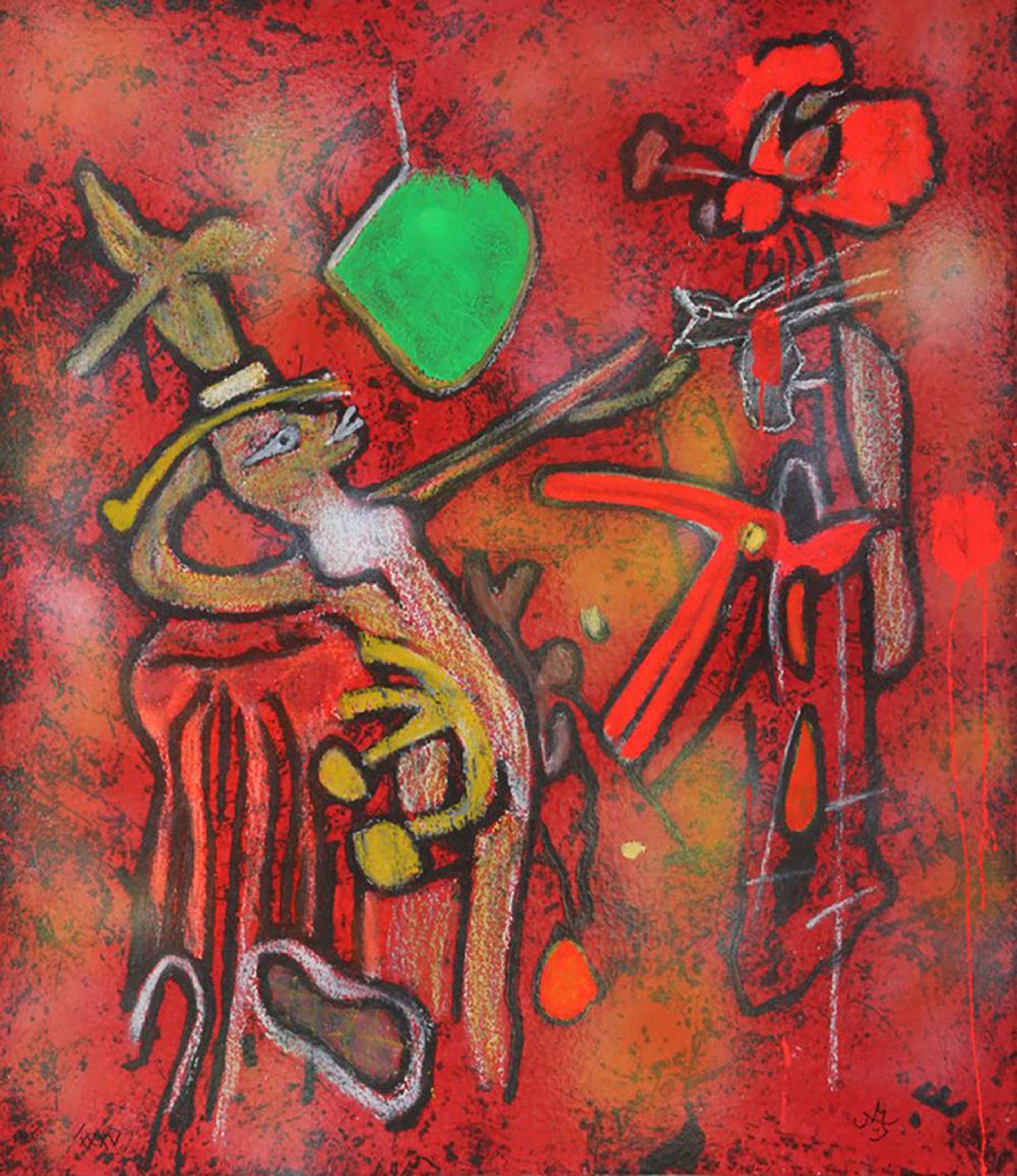 The Eld Of The World - Signed Print by Roberto Matta 2002 - MyArtBroker