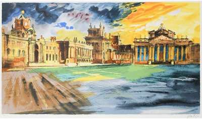 Blenheim Palace - Signed Print by John Piper 1988 - MyArtBroker