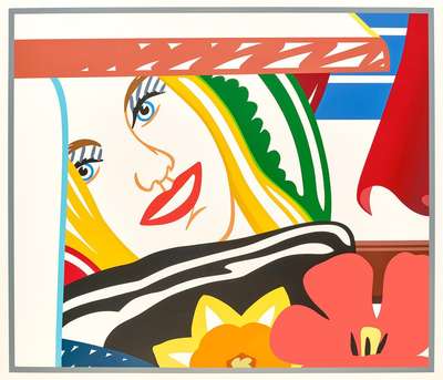 Bedroom Face 41 - Signed Print by Tom Wesselmann 1990 - MyArtBroker
