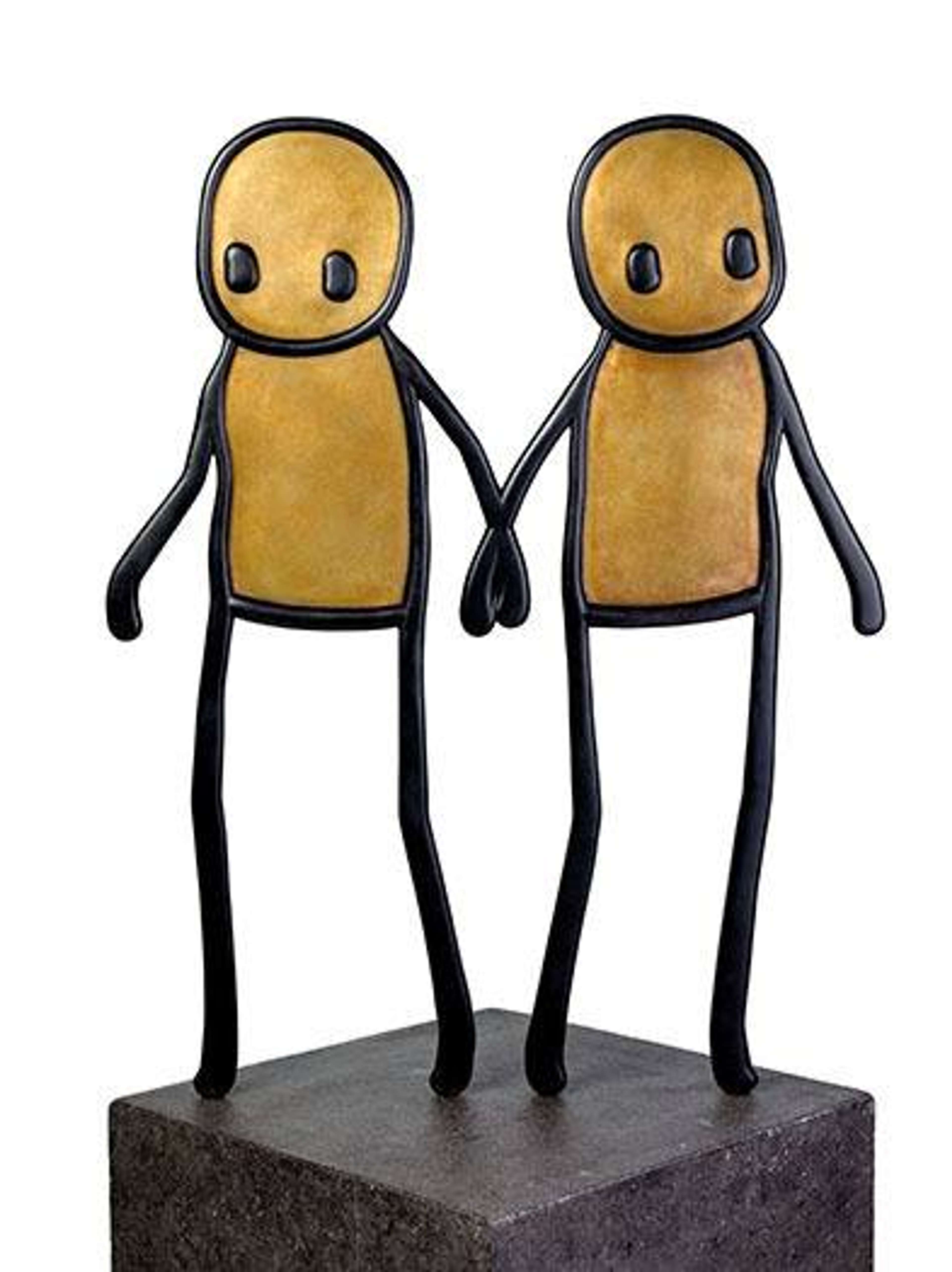 Holding Hands (Maquette) by Stik