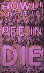 Mel Bochner: Howl - Signed Print