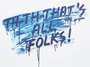 Mel Bochner: That's All Folks - Signed Print