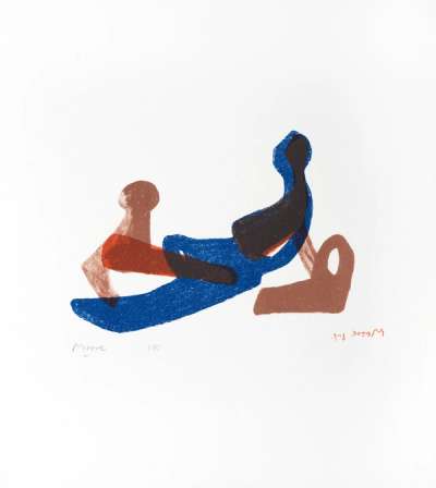 Mother And Child - Signed Print by Henry Moore 1967 - MyArtBroker