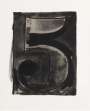 Jasper Johns: Figure 5 (Black Numeral) - Signed Print