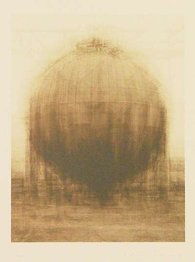 Every...Bernd And Hilla Becher Spherical Type Gasholders - Signed Print by Idris Khan 2008 - MyArtBroker