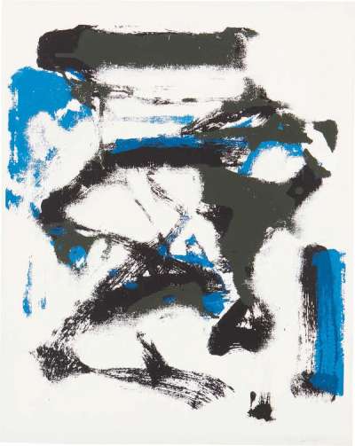 Untitled (blue sky) - Signed Print by Joan Mitchell 1959 - MyArtBroker