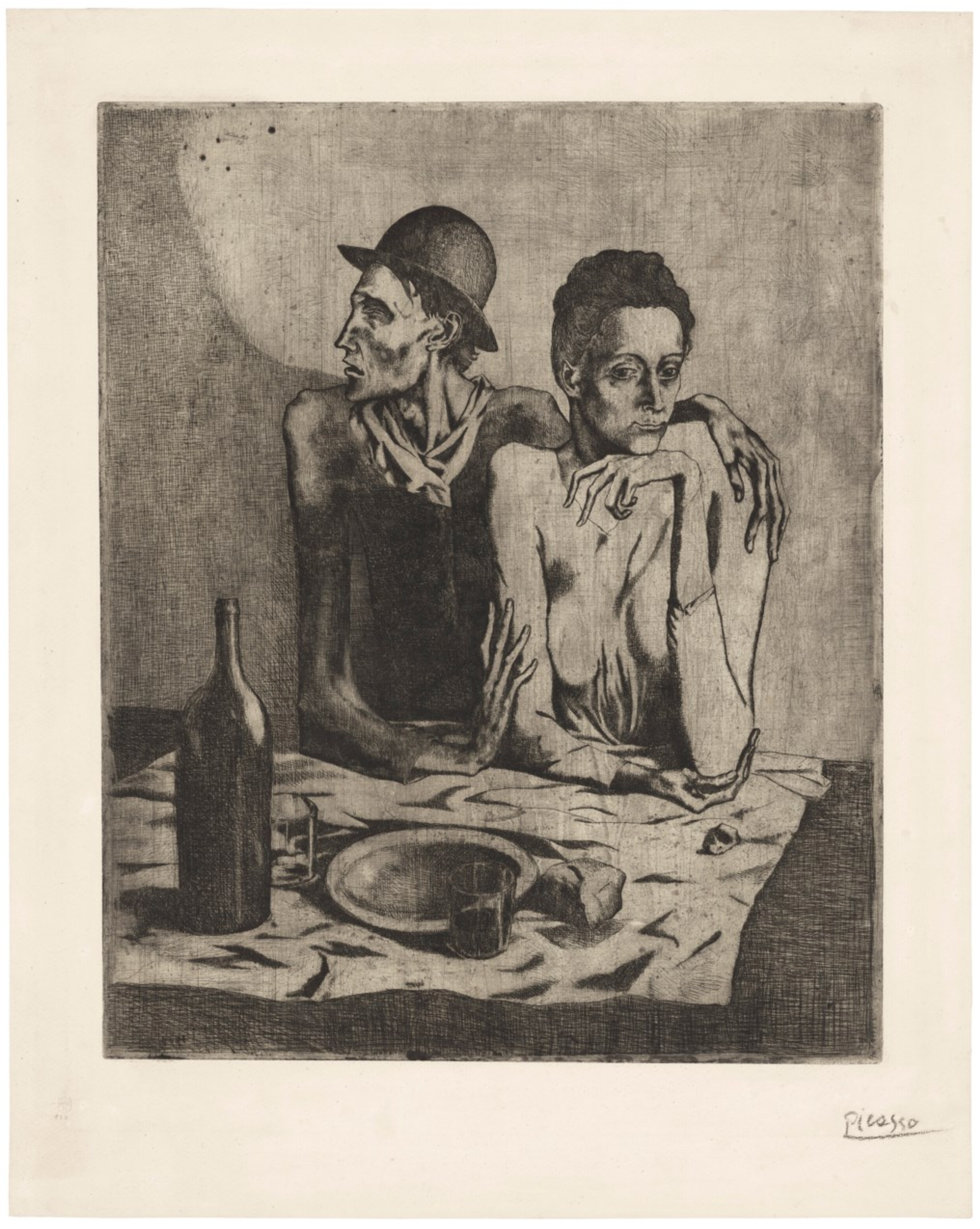 Le repas frugal © Pablo Picasso 1904 