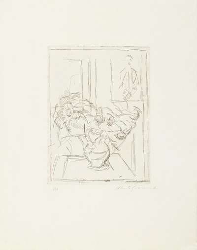 Bouquet II - Signed Print by Alberto Giacometti 1955 - MyArtBroker