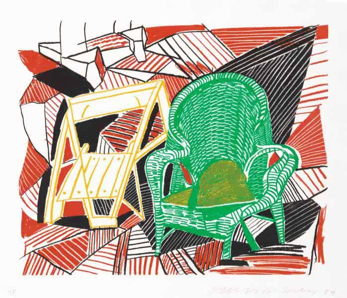 David Hockney Amaryllis In Vase (Signed Print) 1984 | For Sale