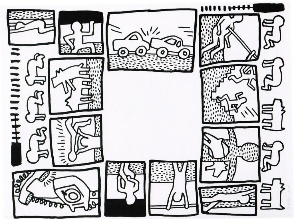 Keith Haring、The Story of Jason 130 Keith Haring、The Story of Jason 130