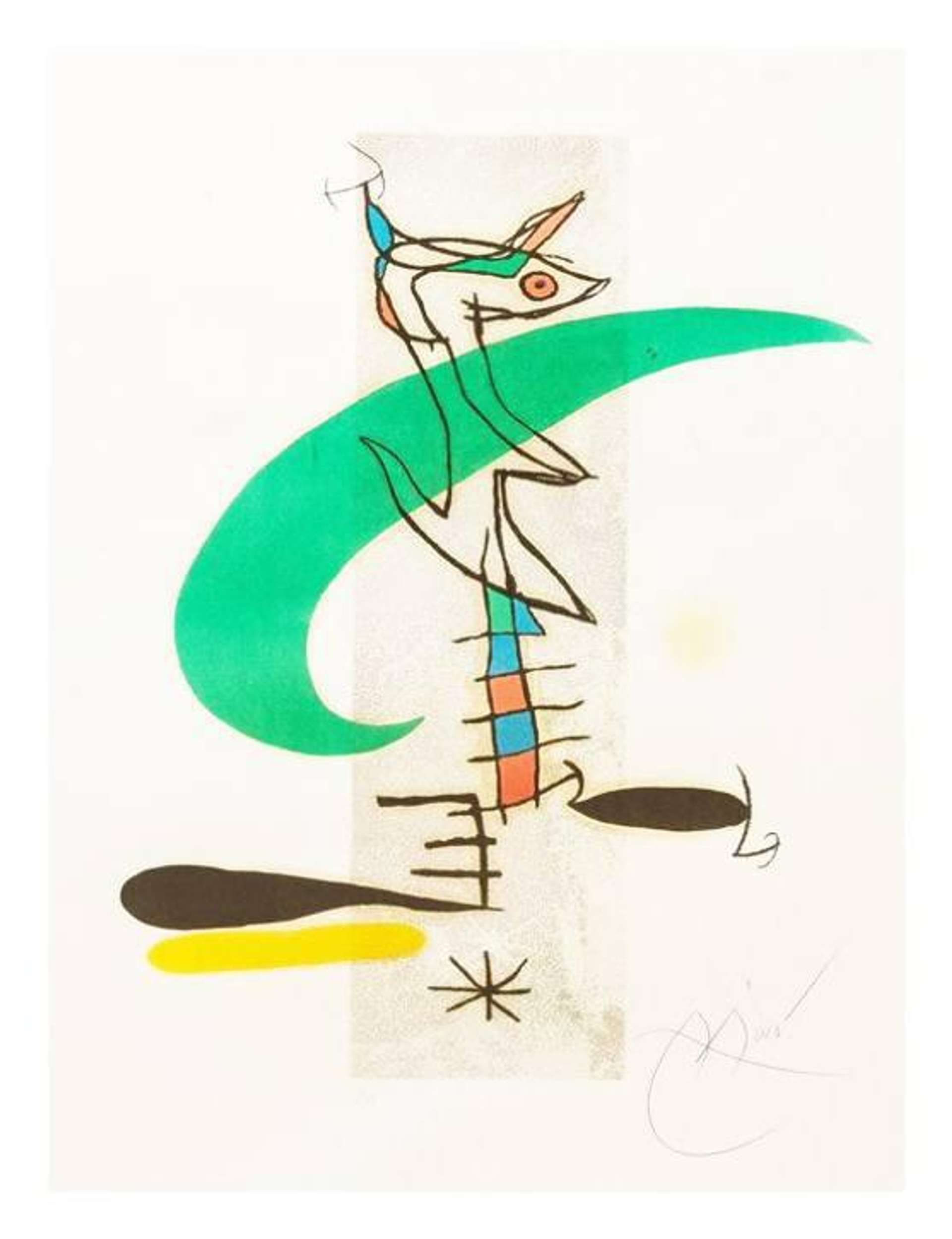 Joan Miró: La Translunaire - Signed Print