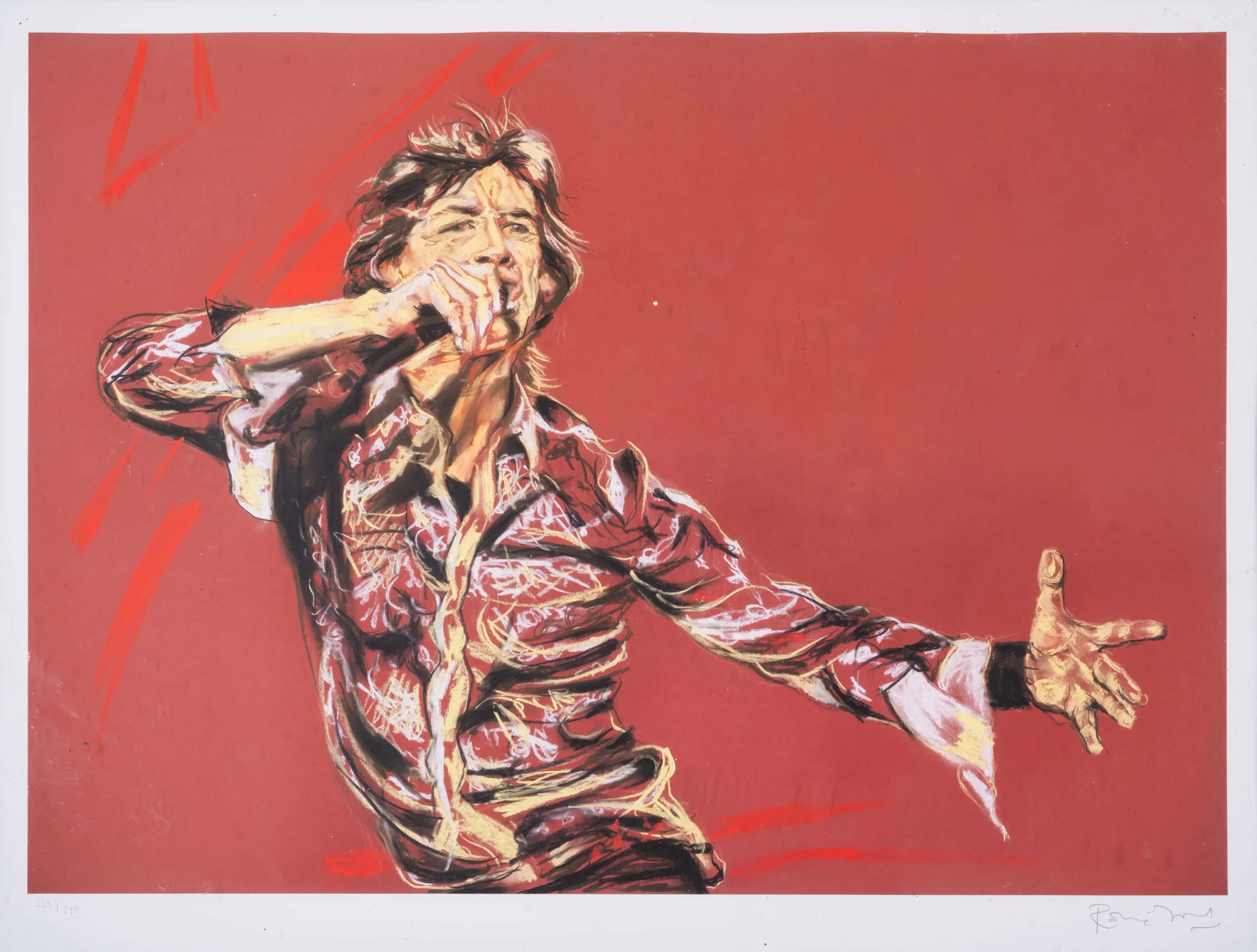 Outstretched - Signed Print by Ronnie Wood 2018 - MyArtBroker