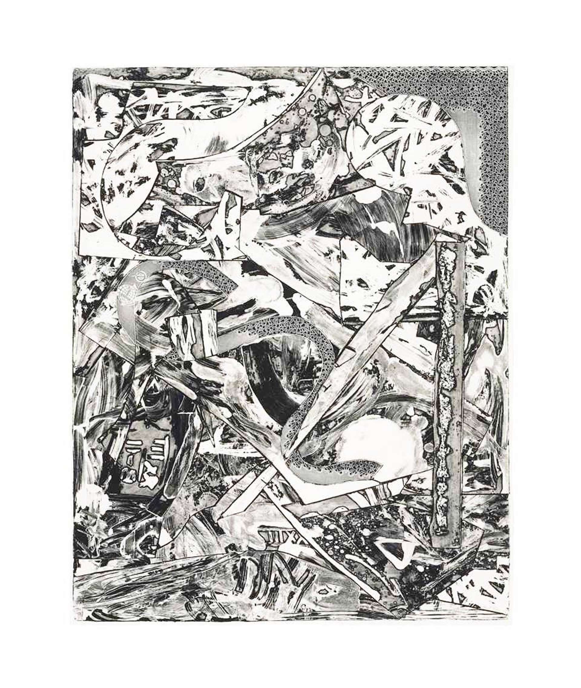 Frank Stella: Swan Engraving IV - Signed Print
