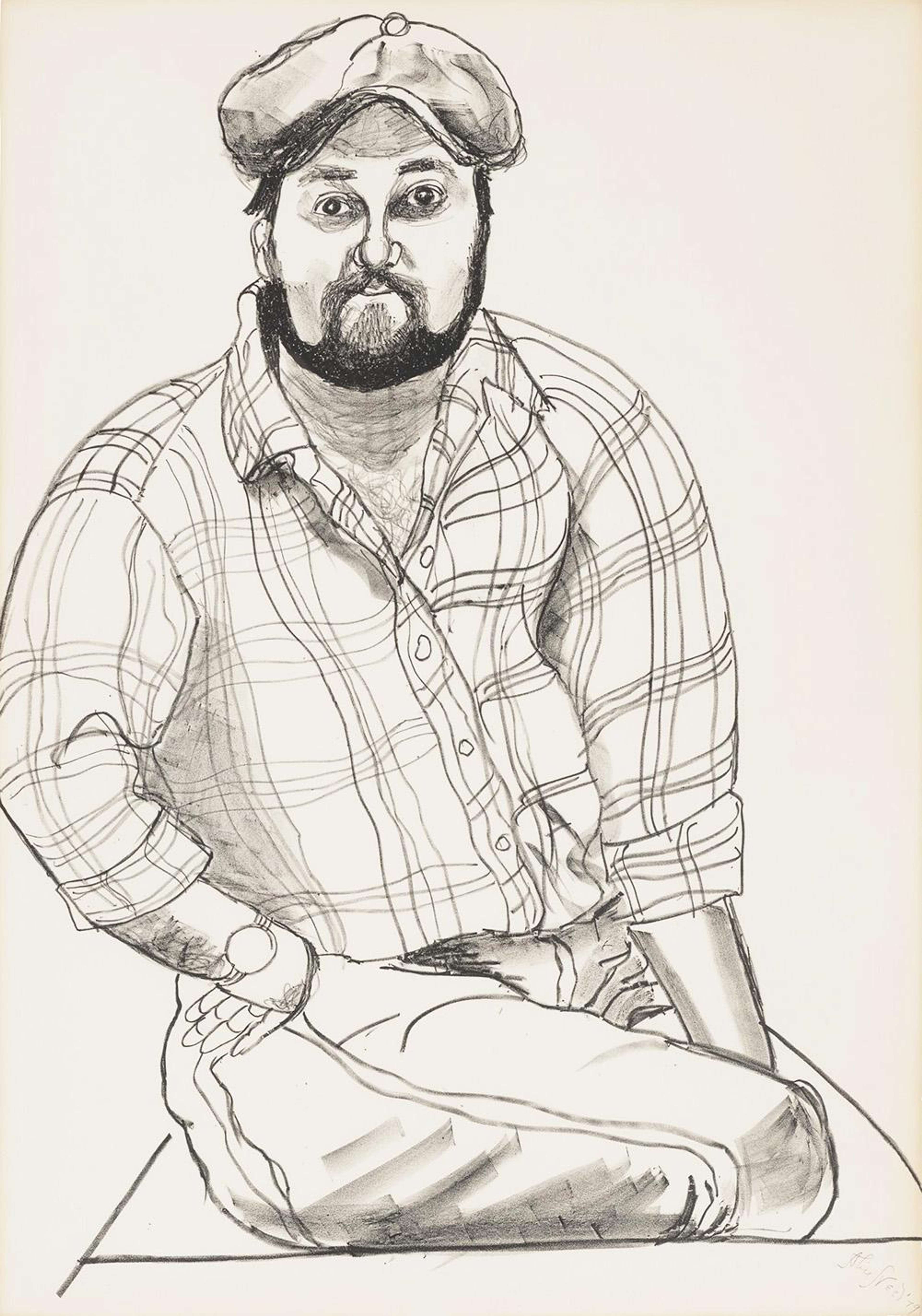 Joe Wilfer - Signed Print by Alice Neel 1979 - MyArtBroker