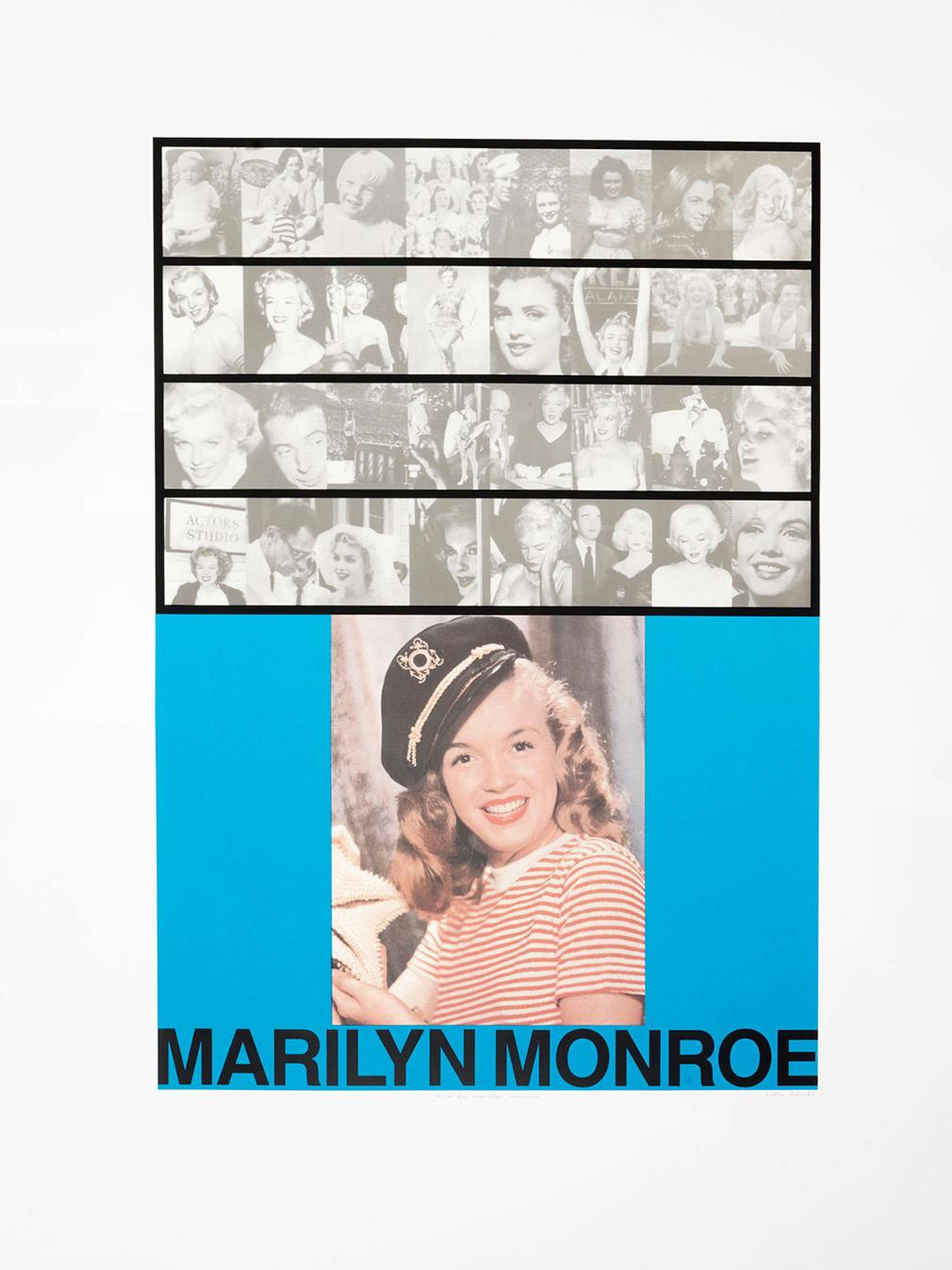 M Is For Marilyn Monroe - Signed Print by Peter Blake 1991 - MyArtBroker