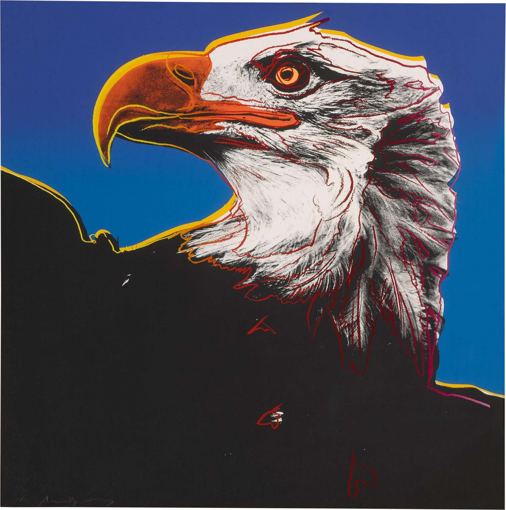 Bald Eagle (F. & S. II.296) - Signed Print by Andy Warhol 1983 - MyArtBroker