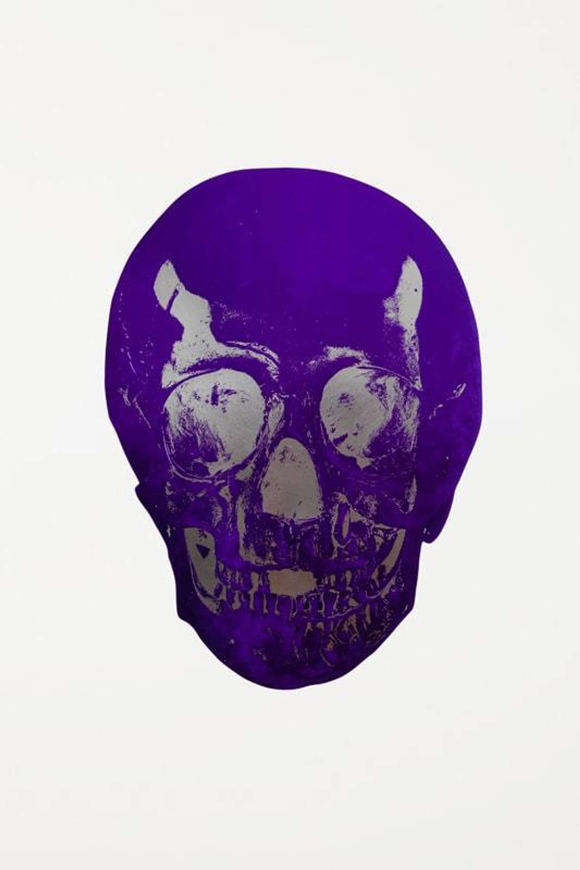 The Dead (Imperial purple, silver gloss) - Signed Print by Damien Hirst 2014 - MyArtBroker