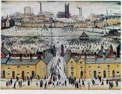 Britain At Play - Signed Print by L S Lowry 1976 - MyArtBroker