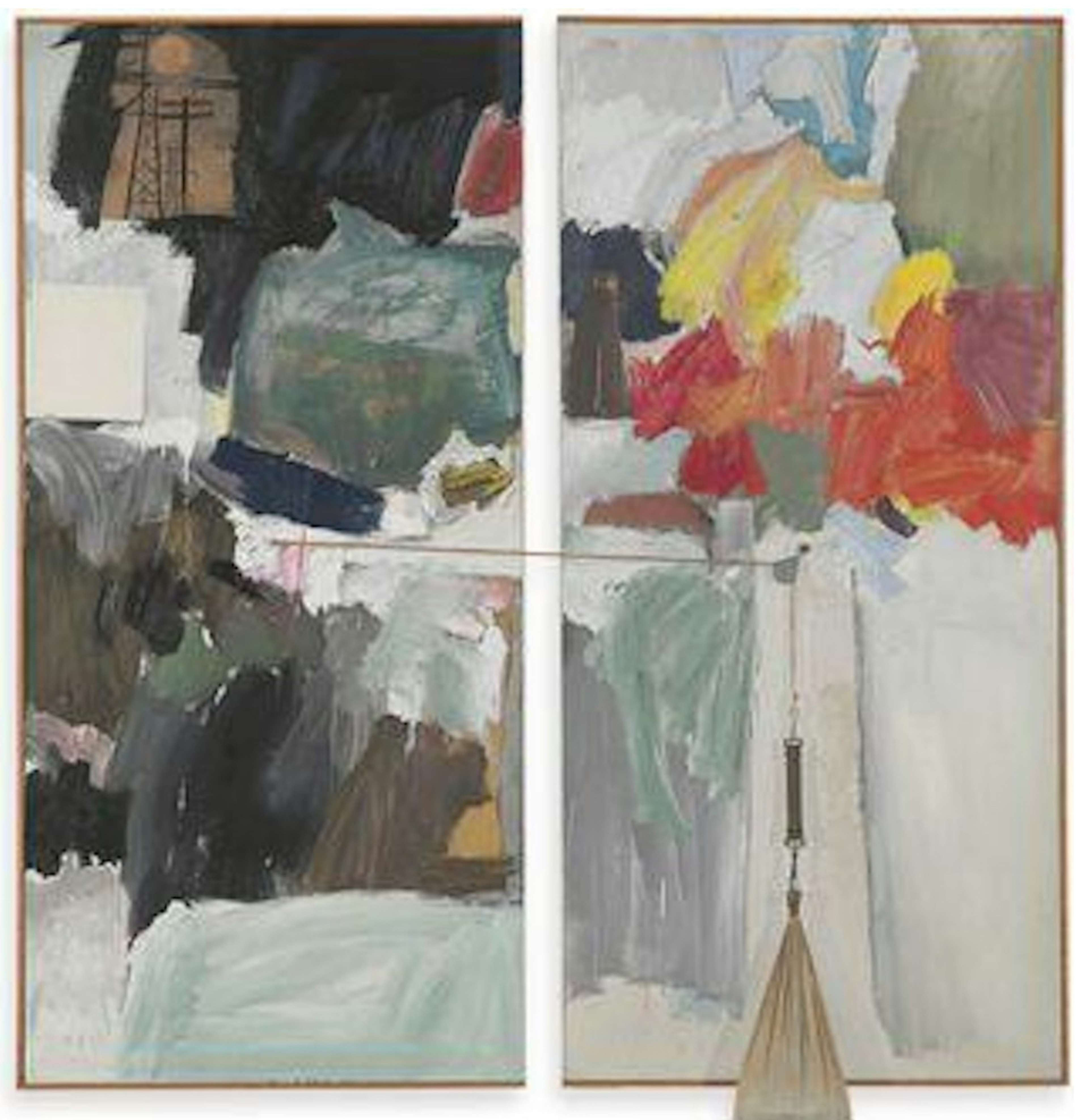 Studio Painting by Robert Rauschenberg - Christie's 