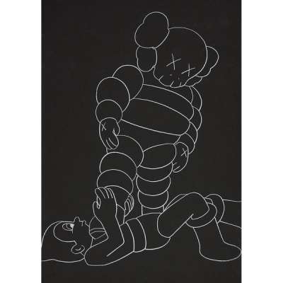 KAWS: Chum Vs Astroboy - Signed Print