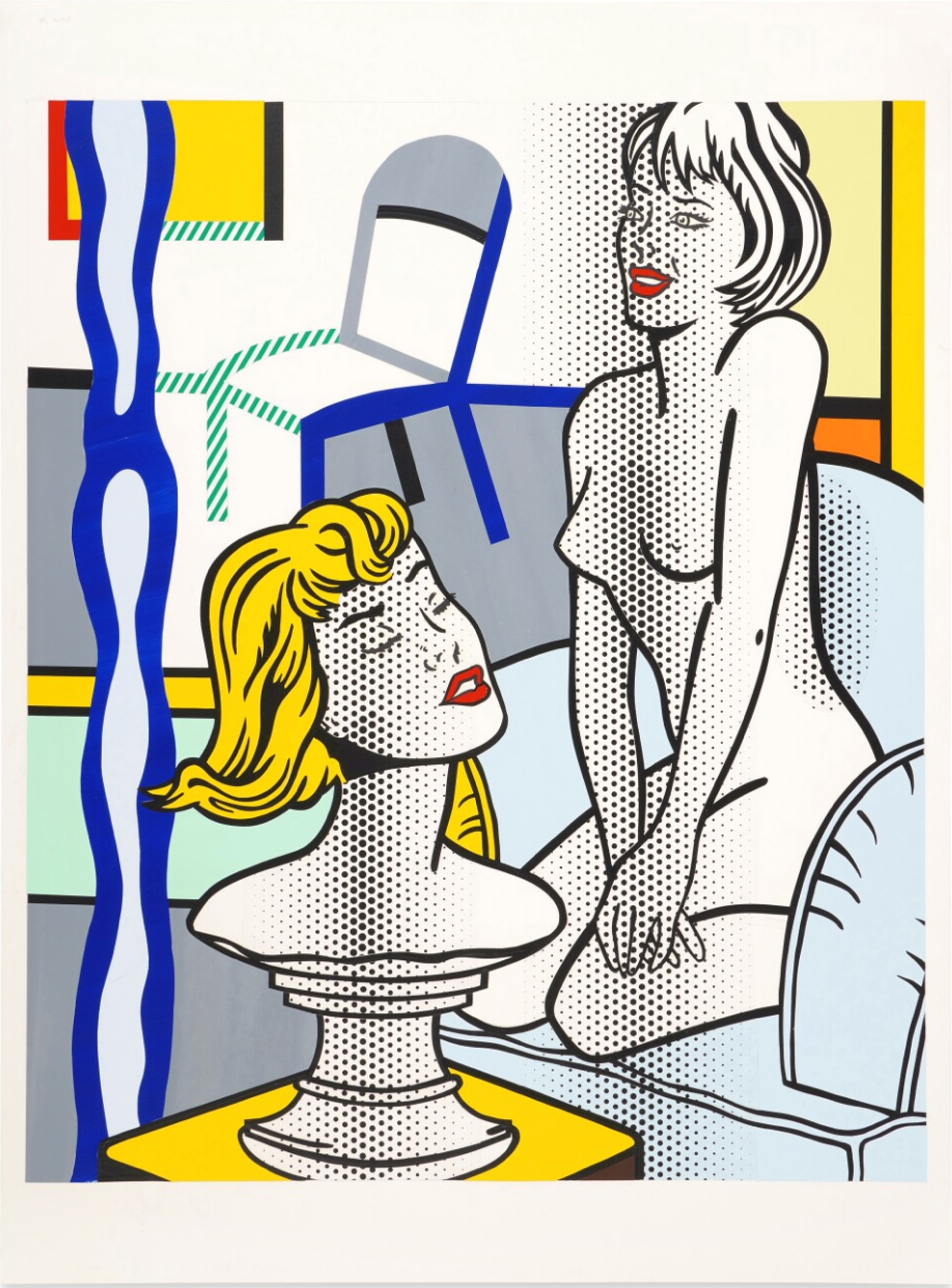 Nude with Bust (Study) by Roy Lichtenstein - Sotheby's  