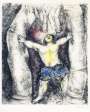 Marc Chagall: Samson Renverse Les Colonnes - Signed Print