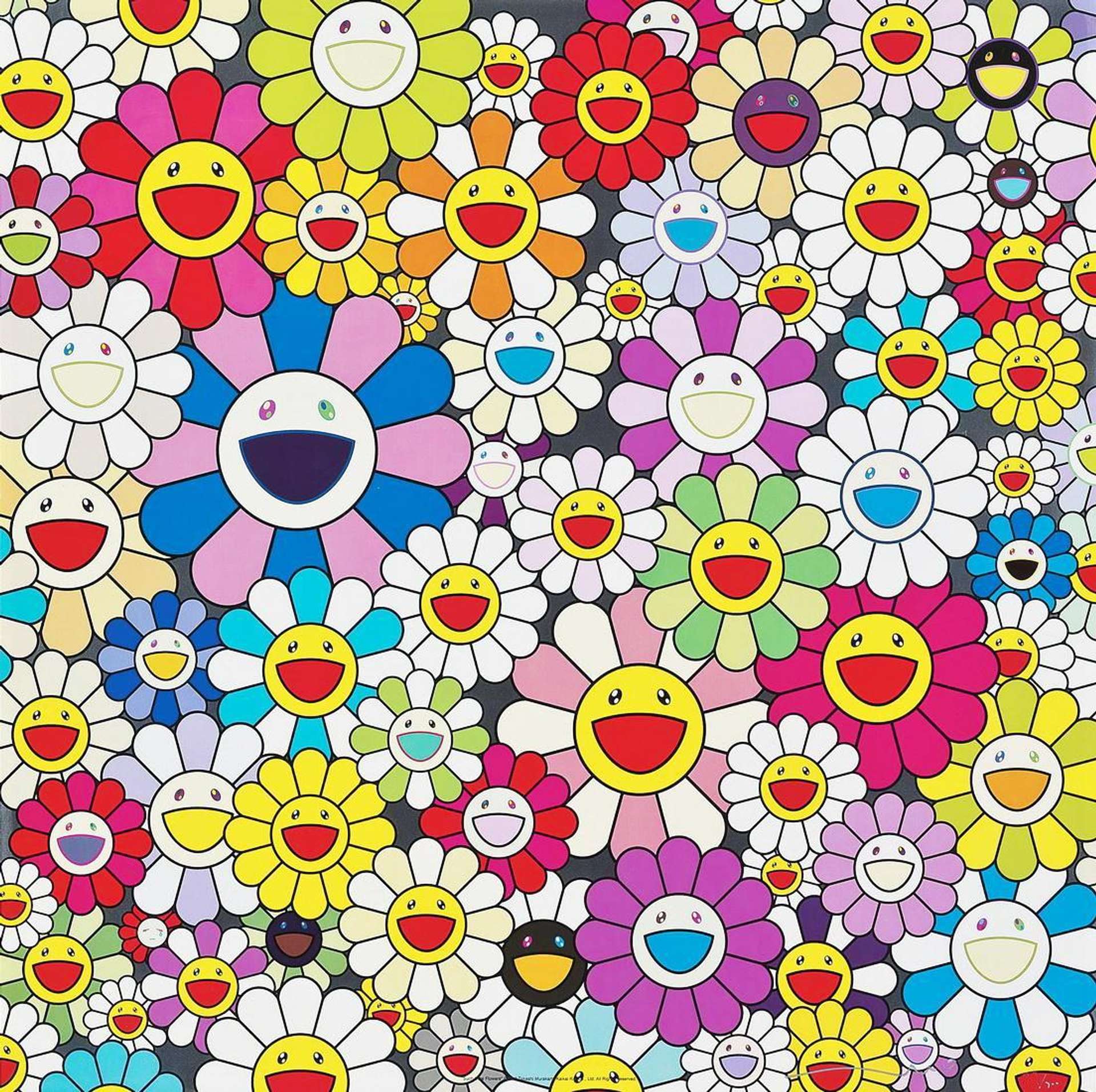 Such Cute Flowers - Signed Print by Takashi Murakami 2010 - MyArtBroker