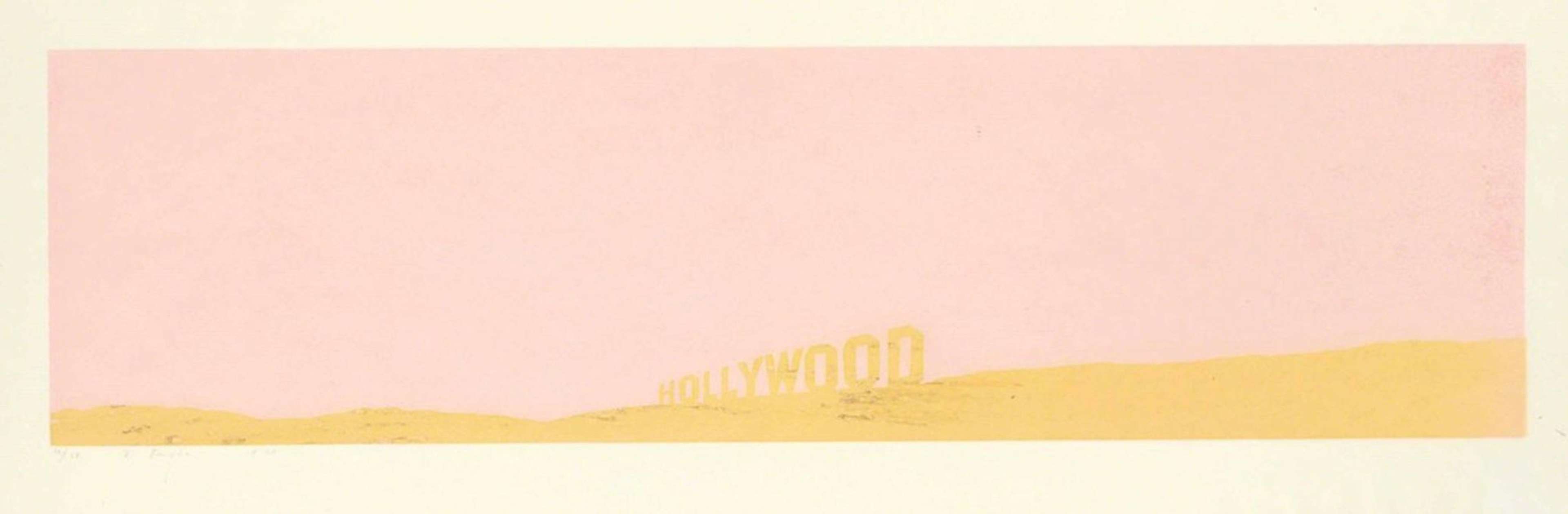 Pepto-Caviar Hollywood - Signed Print by Ed Ruscha 1970 - MyArtBroker