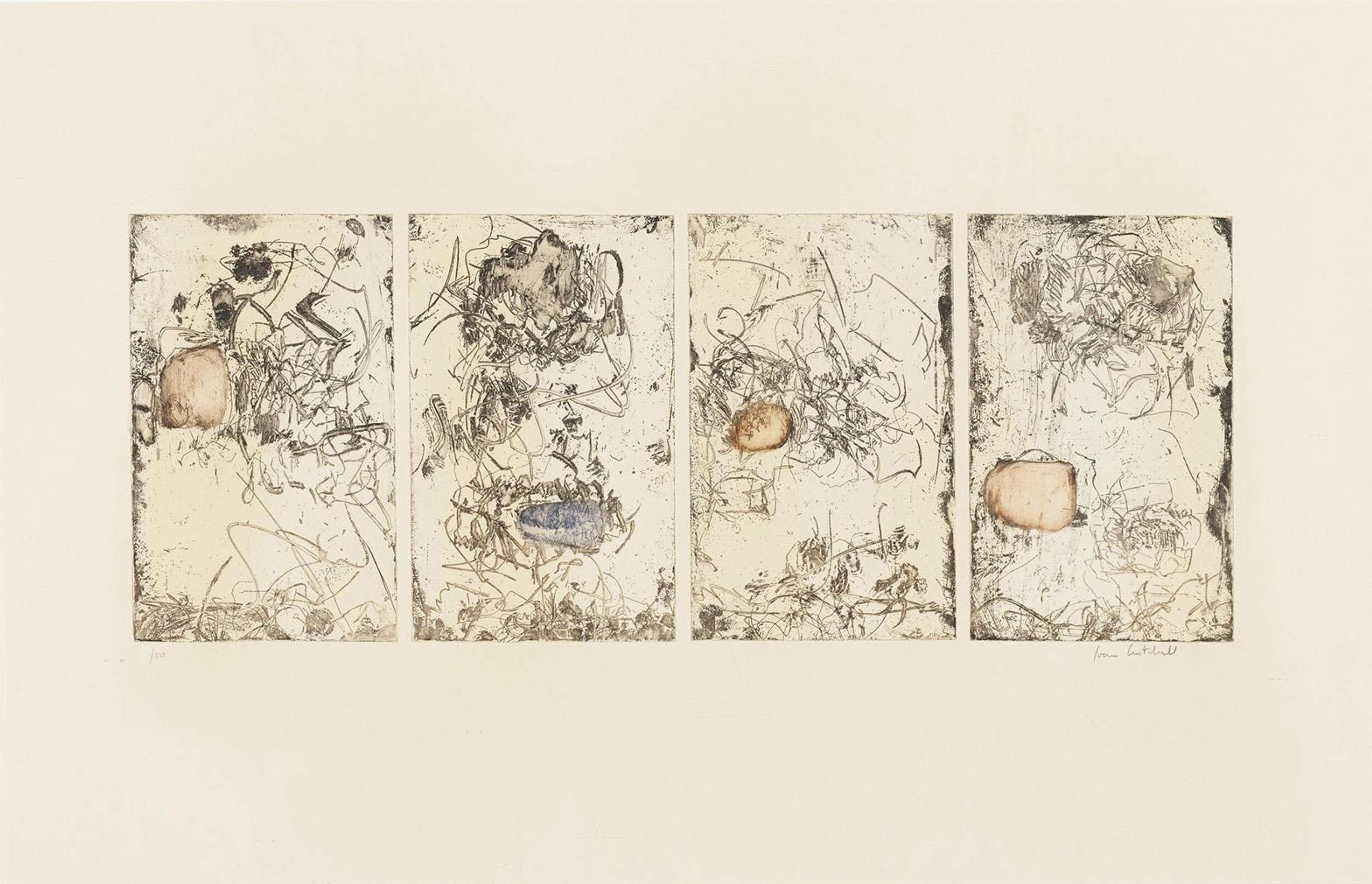 Sunflower IV - Signed Print by Joan Mitchell 1972 - MyArtBroker