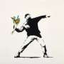 Banksy: Love Is In The Air - Signed Mixed Media