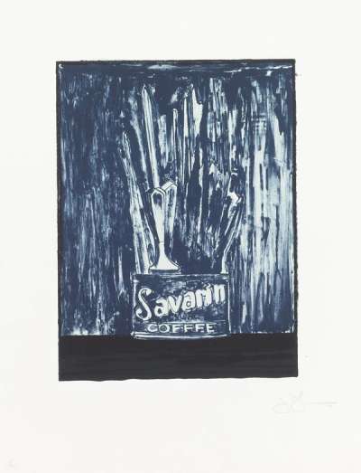 Savarin 6 (Blue) - Signed Print by Jasper Johns 1979 - MyArtBroker