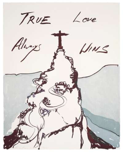 Tracey Emin: True Love Always Wins - Signed Print