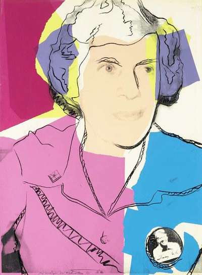 Lillian Carter - Signed Print by Andy Warhol 1977 - MyArtBroker