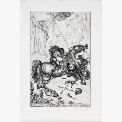 Salvador Dali: St George And The Dragon - Signed Print