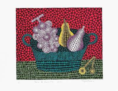 Yayoi Kusama: Fruit Basket - Signed Print