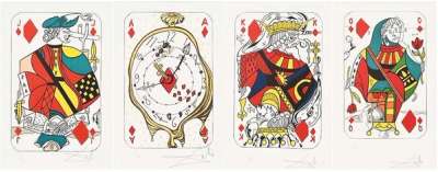 Diamonds (Playing Cards) - Signed Print by Salvador Dali 1972 - MyArtBroker