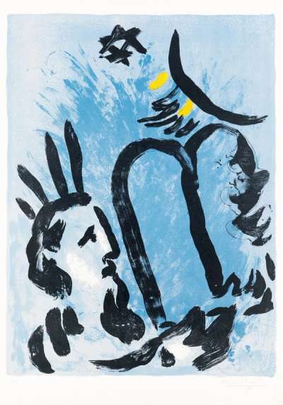 Moses - Signed Print by Marc Chagall 1960 - MyArtBroker