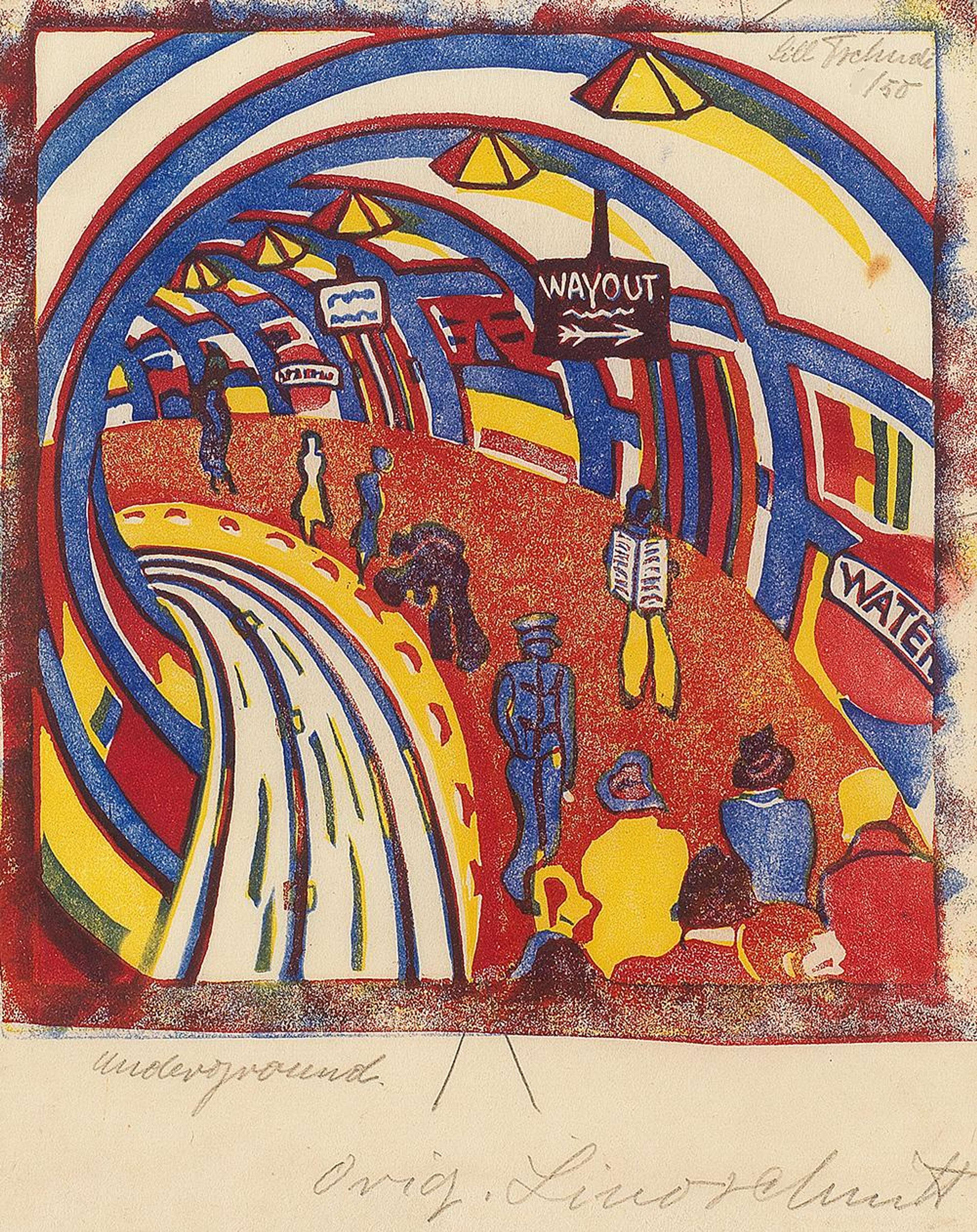 Underground - Signed Print by Lill Tschudi 1930 - MyArtBroker