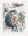 Marc Chagall: La Prière - Signed Print