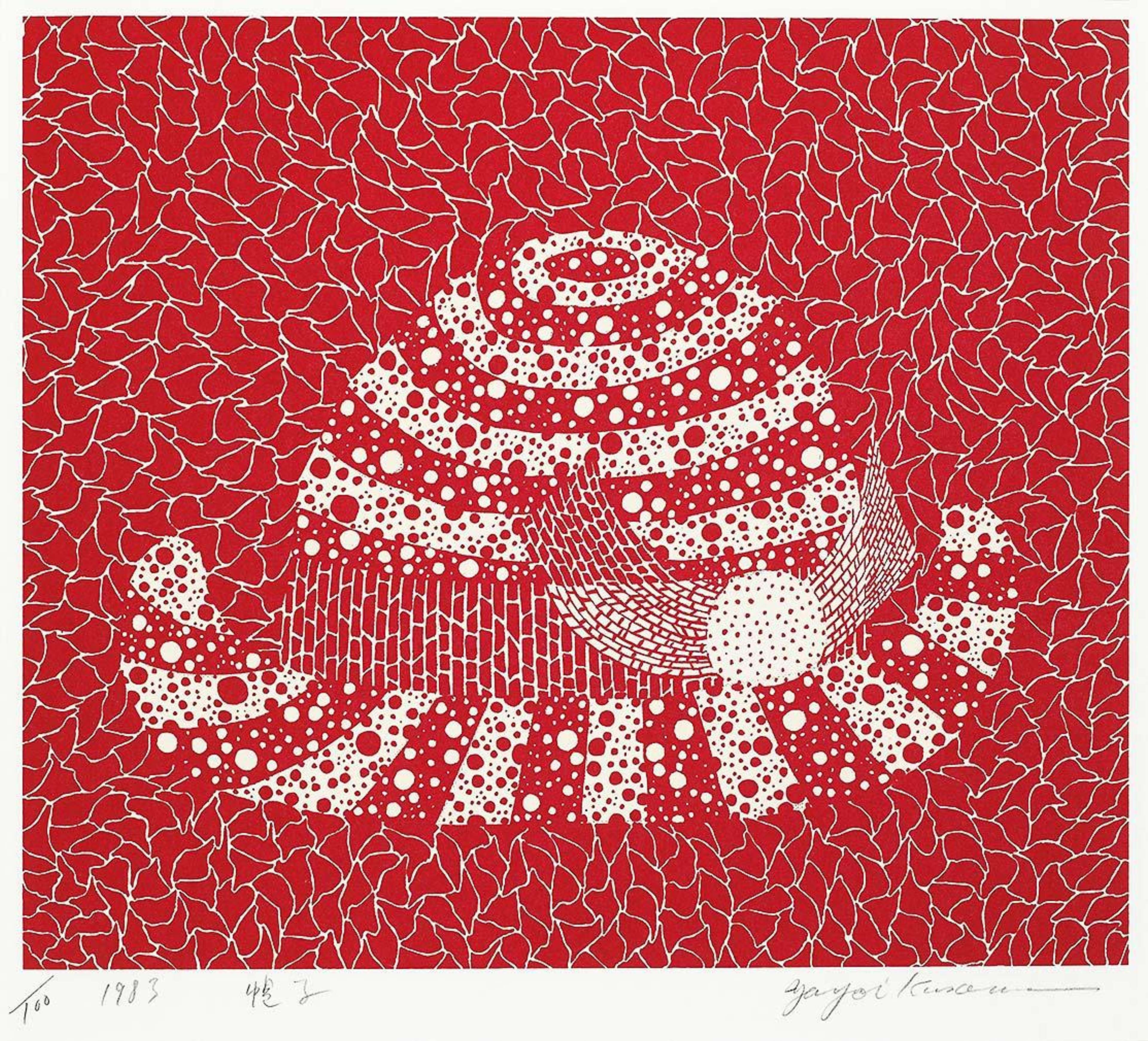 Hat - Signed Print by Yayoi Kusama 1983 - MyArtBroker