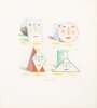 David Hockney: Simplified Faces (State I) - Signed Print