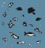 Julian Opie: We Swam Amongst The Fishes 3 - Signed Print