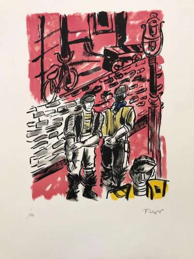 La Rue De Dantzig - Signed Print by Fernand Leger 1959 - MyArtBroker