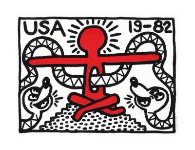 Keith Haring: USA - Signed Print